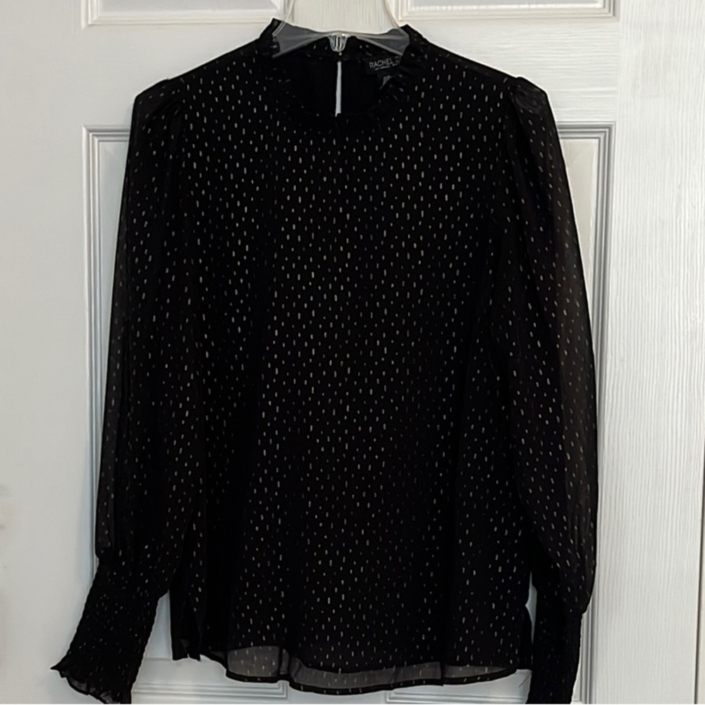 Black Sheer Women's Top